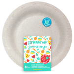 Compostables Large Plates 8ct Natur
