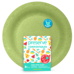 Compostables Large Plates 8ct Green