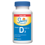 Vit D3 1000 I.U.  VALUE SIZE