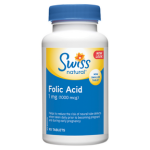 Folic Acid 1mg (1000 mcg)